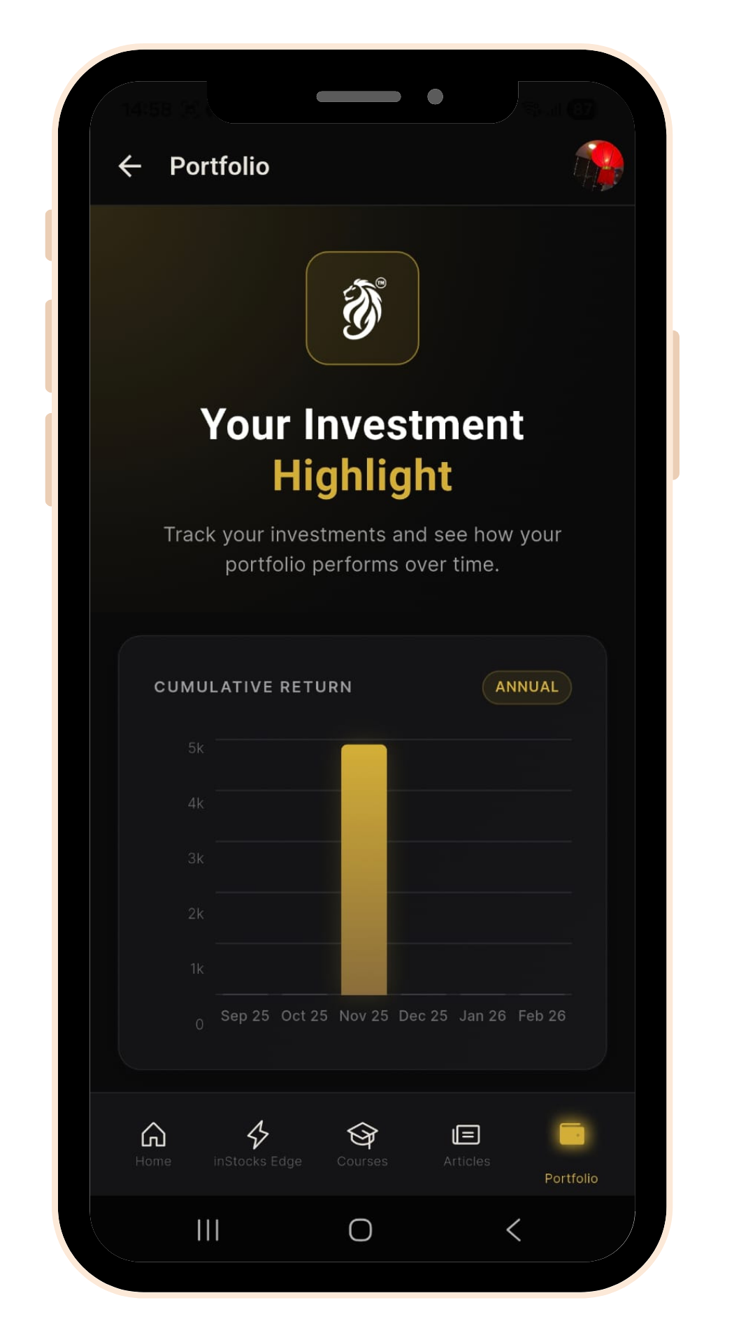 App mockup